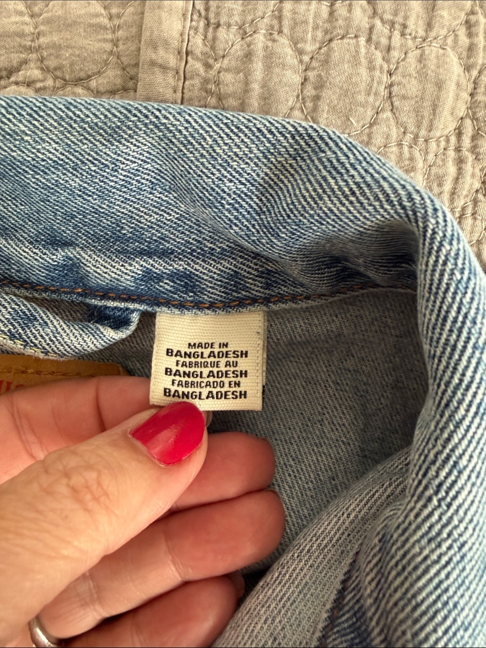 Levi's Men's XL Light Wash Denim Trucker Jean Jacket Classic Button Front - Picture 8 of 13